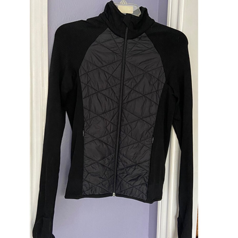 Athleta: Flurry Force Insulated Primaloft Jacket, size M, Black